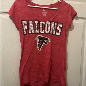 Women's Red Falcons Graphic Tee